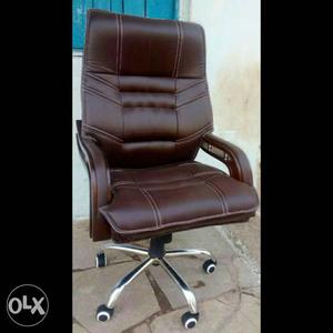 Brown Leather boss chair Brand New chair