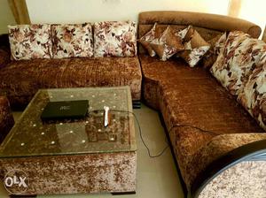 Complete Sofa Set With Centre Table (15 days old)