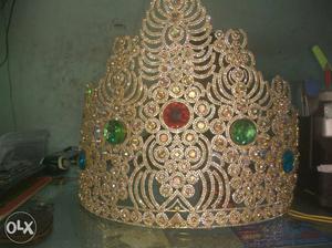 Gold And Gemstone Embellished Crown