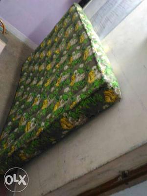 Green And Yellow Floral Mattress