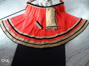 Hand made Royal Georgette Lehenga with blouse,