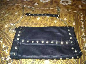 It's black leather purse brand new