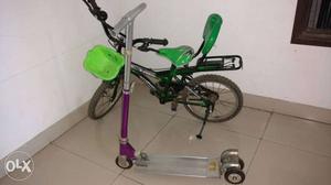 Kids Hippo bike n 3 wheel scooter combo