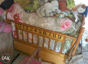 Kids bed for urgent sale. Size 3.5 x 2 feet.