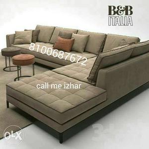 L shape designer sofa sets with warranty