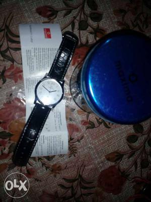 Maxima signature original watch, new unused, mrp