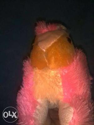 Pink And Brown Fur Plush Toy