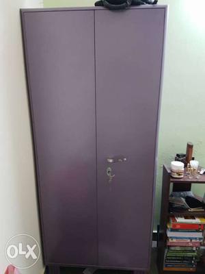 Purple Metal Framed Cabinet