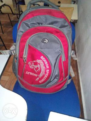 Red And Black Sensor Backpack