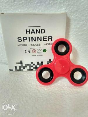 Red Fidget Spinner With Box