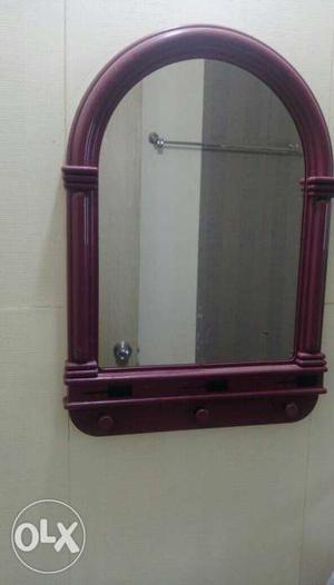 Red Wall Mount Bathroom Vanity Mirror