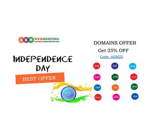 Registered your domain name yet. Get 25% off all domain New