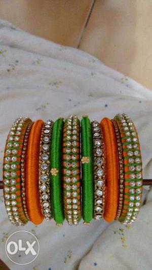 Silk thread Bangle Set in best price with best quality