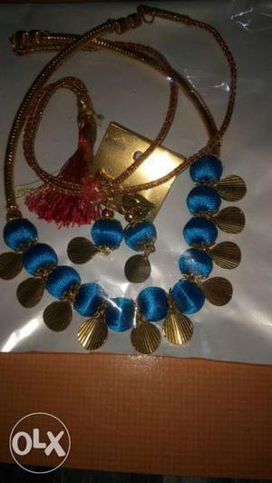 Silk thread jewellery,