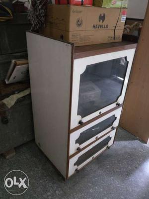 Television trolley with storage capacity