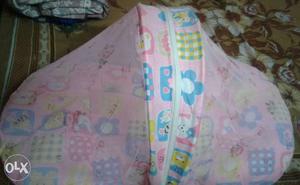 Two Baby's Pink And Blue Sleep Mat with net..