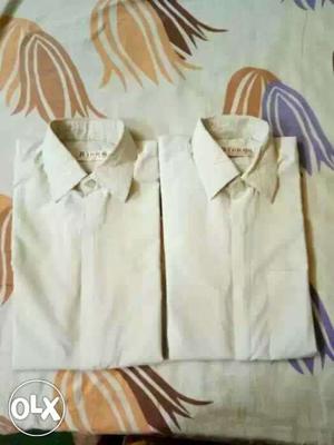 Two white shirts