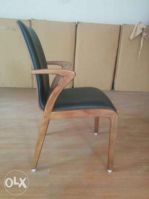 Wood and art leather dining chair