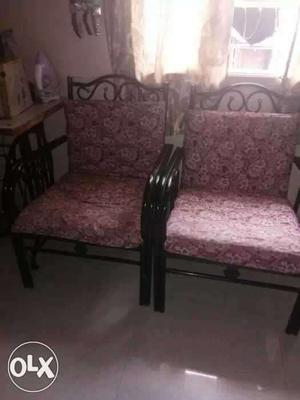 2+1 metal sofa in very good condition