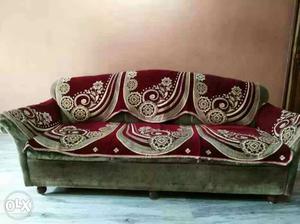 3 seater sofa for sale velvet type fabric