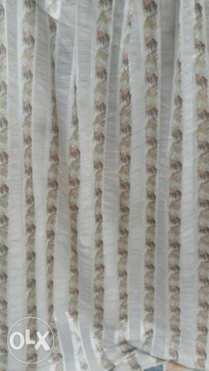 Polyester curtains 80cm length. Rs99 each. 9