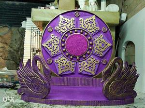 Purple Puja Mandir