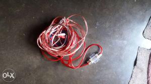 Red Coated Cable
