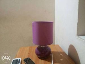Round Pink Based Table Lamp