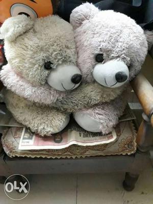 Twin Pink Brown Teddy Bears