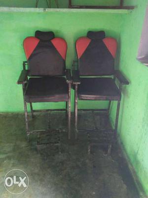 2 barbar (nai) chairs OK condition Sallon chairs