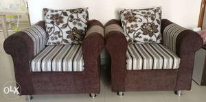 3+1+1 very good condition sofa immediate available