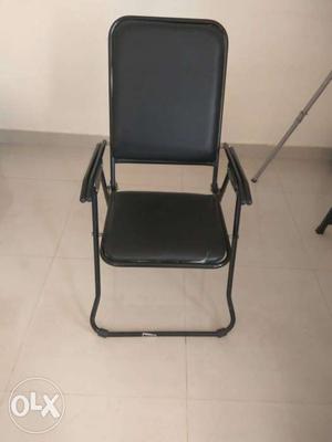 Brand new Metallic leather chair