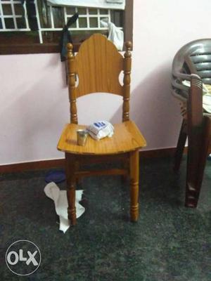 Brown Wooden dining Chair