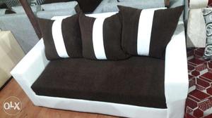 Exclusive quality sofa with cushion.