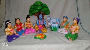 Hindu Deity Ceramic Figurines