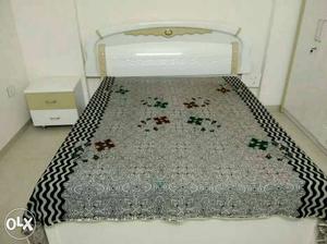 Imported queen size bed with mattress with