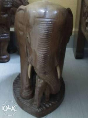 Original teak wood Elephant sculpture