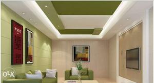 POP/GYPSUM CEILING rs/room.(Material-labour-lights)