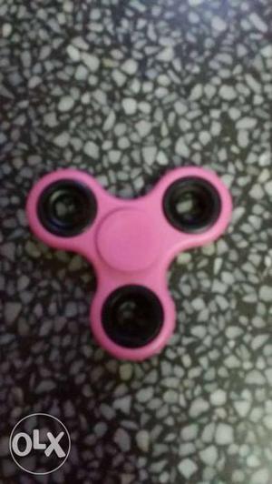 Pink And Black Fidget Spinner