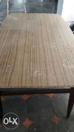 Rectangular Gray Wooden Table