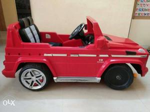 Red And Gray Power Wheels