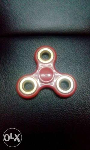 Red Fidget Spinner. Used Only for one day.