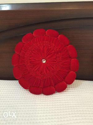 Red Filled Cushion