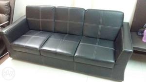 Rexin 3-seat Sofa
