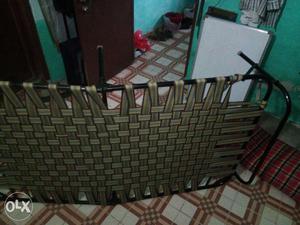 Strong iron pipe folding bed/palang