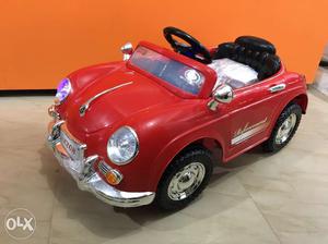 Toddler's Red Ride-on Toy
