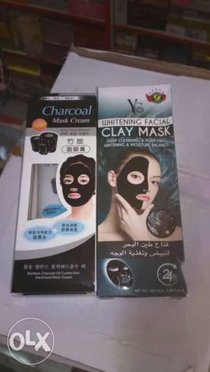 Two Charcoal Clay Mask Boxes