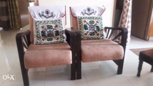 Two wooden chairs for sale