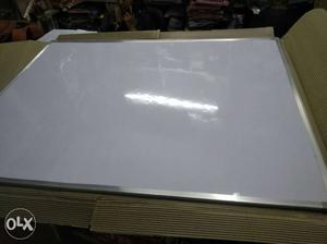 White board magnetic. 130/ sq feet. white board