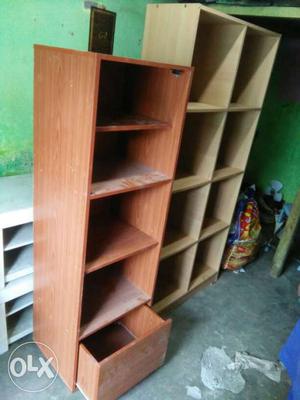 Wooden furniture cobard shalf 2 pis good condition